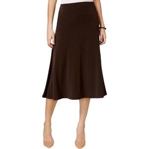 Jm Collection Diagonal-Seam MIDI Skirt